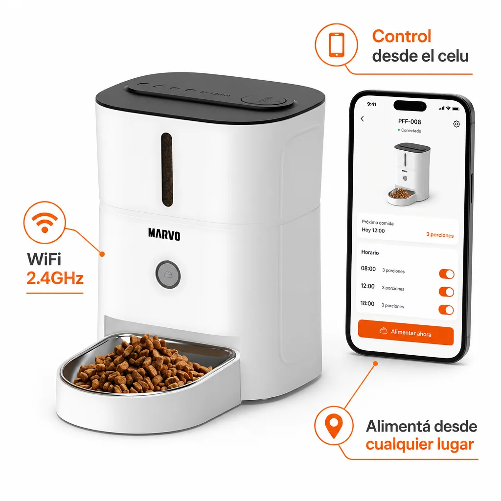Control desde el celular con WiFi